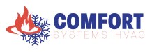 Comfort System HVAC concept logo